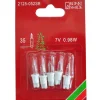 5 Ampoules De Rechange 7 V, 0,98 W Pour Guirlande De Noël 35 Lampes