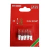 5 Ampoules De Rechange Enfichable Pour Guirlande Electrique, 2,5V - 0,25 W