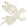 Ange De Noël A Suspendre En Feuille D'Erable, 14 Cm