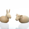 Animaux Pour Crèche De Noël, L'Ane Et Le Boeuf, 8 Cm