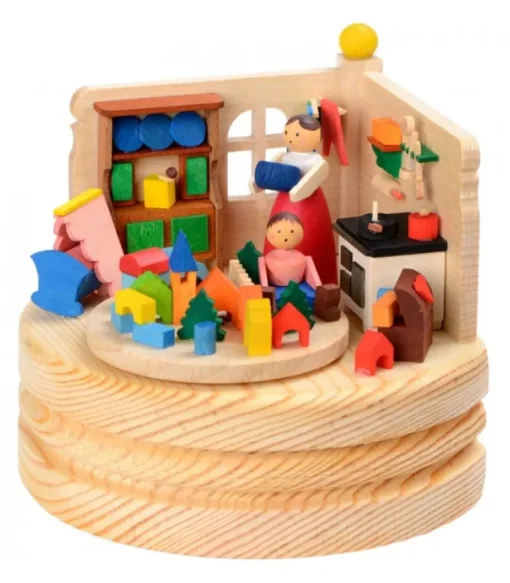 Boite A Musique En Bois, Jeux D'Enfant