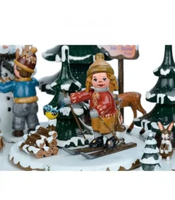 Boite A Musique Noël, Jeux D'Enfants Dans LÀ Neige