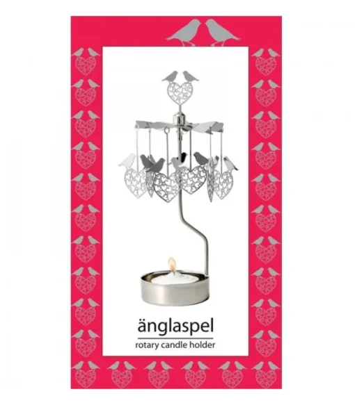 Bougeoir Carrousel 2 Oiseaux Amoureux