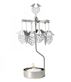 Bougeoir Carrousel 2 Oiseaux Amoureux