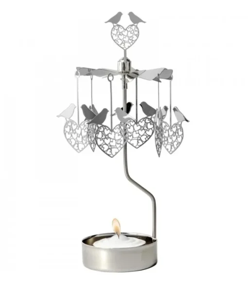 Bougeoir Carrousel 2 Oiseaux Amoureux
