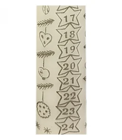 Bougie De L'Avent Graduee, 25 Cm