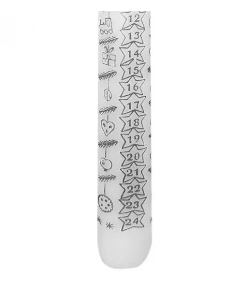 Bougie De L'Avent Graduee, 25 Cm