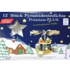 Bougies Chauffe-Plat Transparentes Pour Carrousel Noël