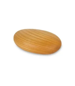 Caillou En Bois Poli Teinte, 9 Cm