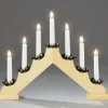 Chandelier De Noël En Bois Naturel