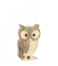 Chouette Hulotte En Bois, 6 Cm