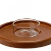 Coupelle En Verre Transparent De Rechange Pour Photophores Et Bougeoirs