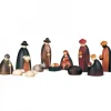 Crèche De Noël Complete Avec 12 Personnages 17 Cm