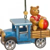 Déco Sapin Vintage, Ourson Et Camion
