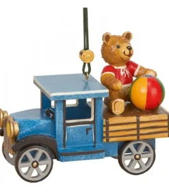 Déco Sapin Vintage, Ourson Et Camion