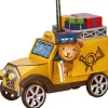 Déco Sapin Vintage, Ourson Et Voiture De La Poste