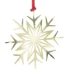 Etoile Metal Dore Design A Suspendre Au Sapin