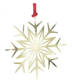 Etoile Metal Dore Design A Suspendre Au Sapin
