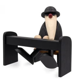 Figurine Musicien Jazz, Pianiste Avec Lunettes Noires