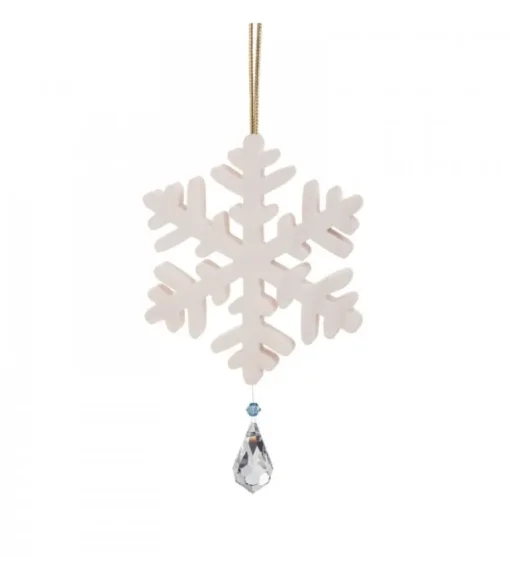 Flocon De Neige A Suspendre Avec Cristal Swarovski N° 3