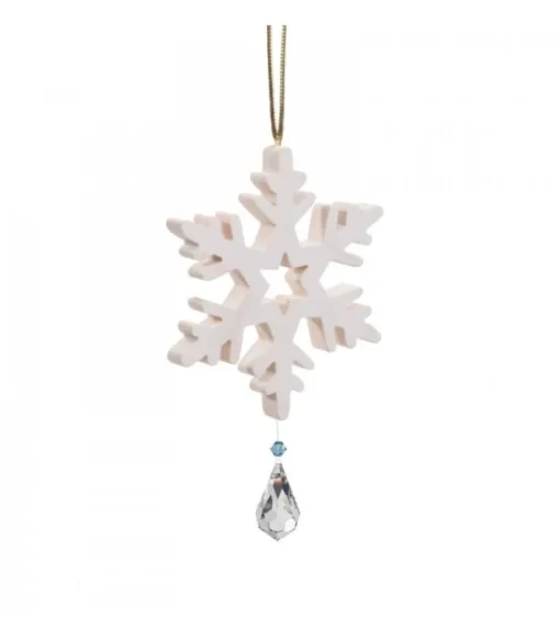 Flocon De Neige A Suspendre Avec Cristal Swarovski N° 2