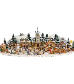 Grand Plateau Décor Winterkinder 48 X 31 Cm