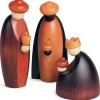 Grands Personnages Crèche De Noël 17 Cm : Trois Rois Mages