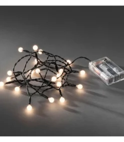 Guirlande Led A Pile ,20 Diodes Rondes