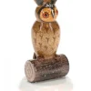 Hibou, Village De Noël Miniature