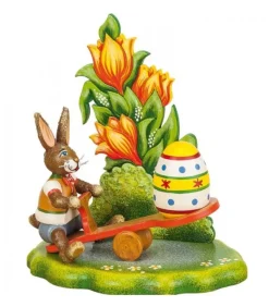Lapin De Paques En Bois Avec Balancoire