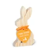 Lapin En Bois Naturel, 10 Cm