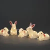 Lapins Lumineux 14 Cm En Acrylique, 40 Diodes Blanc Chaud