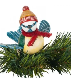 Oiseau Décoratif A Clipser Sur Branche, Mesange