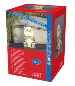 Panda Lumineux Led 27 Cm En Acrylique, 40 Diodes Blanc Chaud