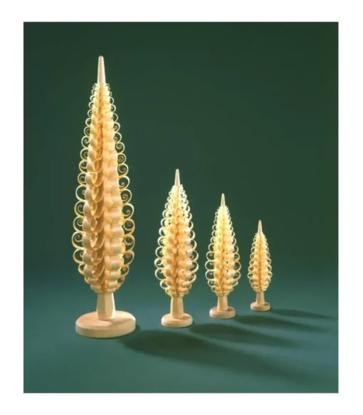 Petit Sapin Noël Bois Sculpte, 8 Cm