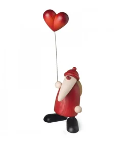 Père Noël Rouge Avec Un Coeur