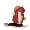 Père Noël Rouge Sur Snowboard