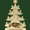 Sapin De Noël Lumineux Led Avec Crèche De Noël Et Personnages Couleurs Ciseles
