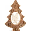 Sapin En Bois Avec Ecureuil Cisele, 18,5 Cm
