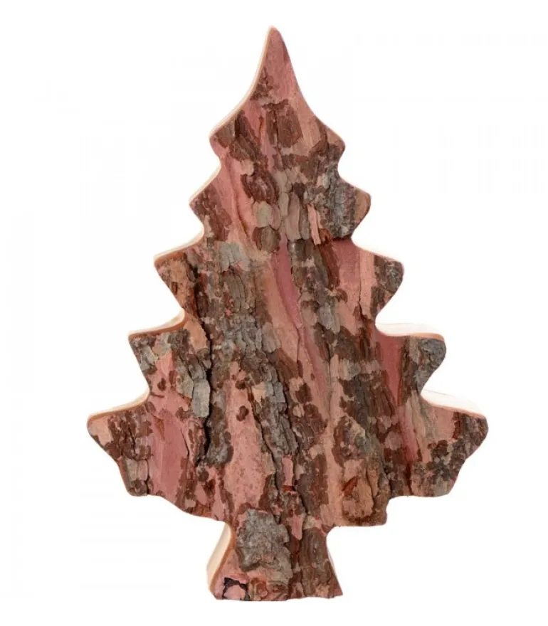 Sapin En Bois Déco En Ecorce 20 Cm