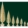 Sapin Noël Bois Sculpte, 12 Cm