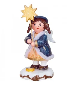 Village De Noël Miniature, Figurine Ange Et Etoile