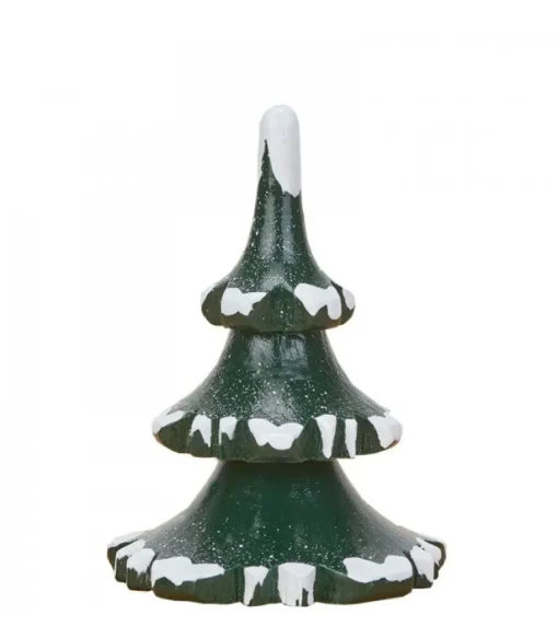 Village De Noël Miniature, 2 Sapins 6 Cm