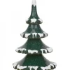 Village De Noël Miniature, 2 Sapins 8 Cm
