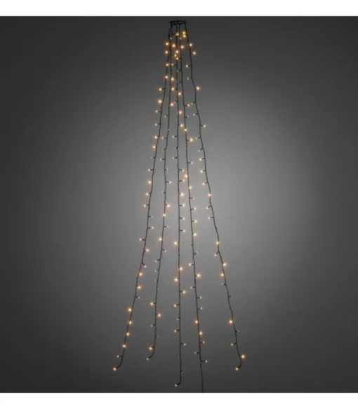 Voile Guirlande Pour Sapin De Noël, 200 Diodes Led